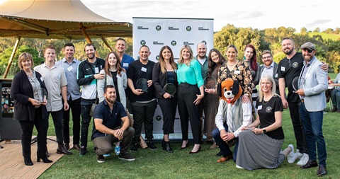 2021 Business Award winners Group photo
